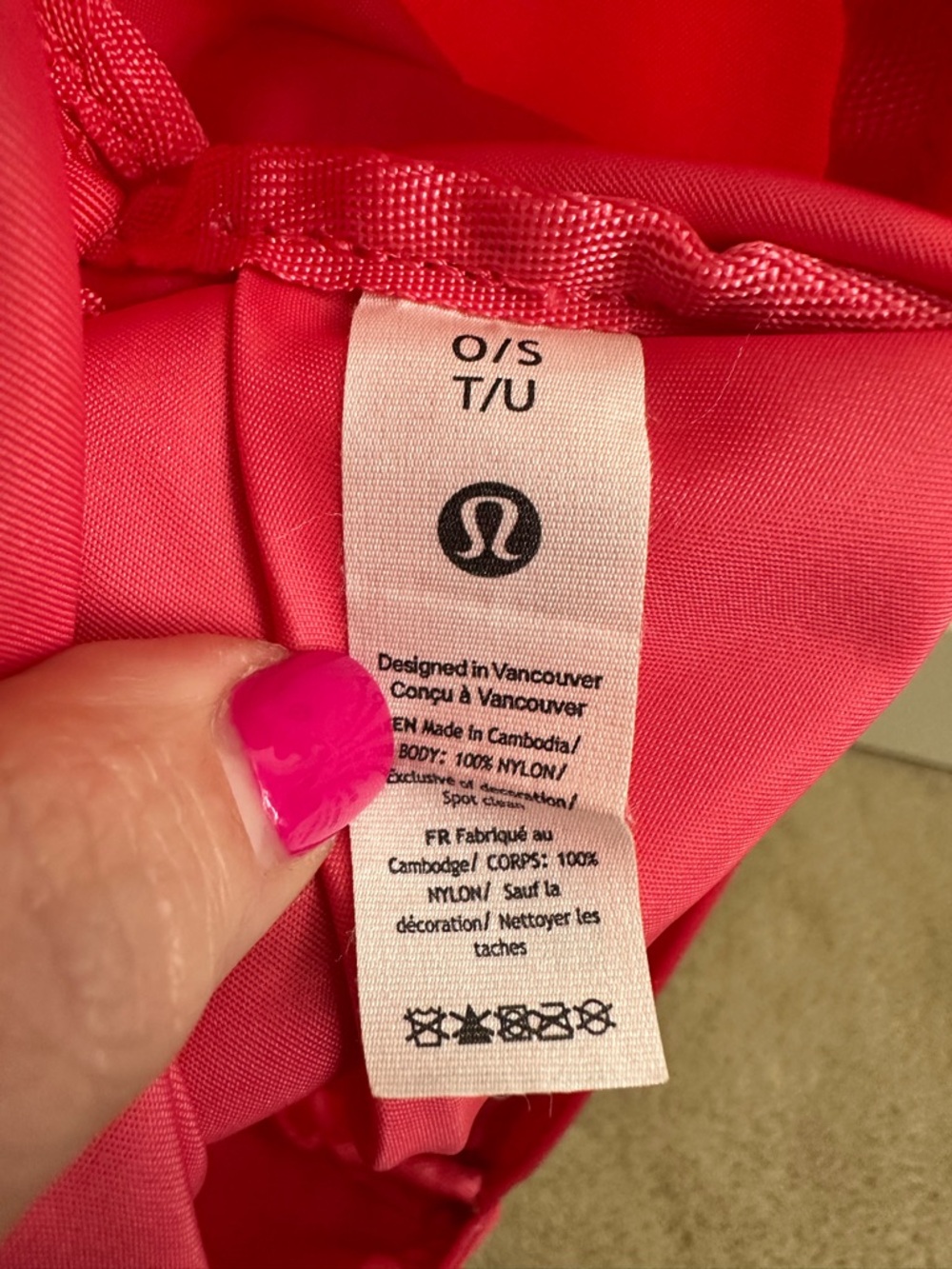 Lululemon Lightweight Zipper Pouch Cosmetic‎ Bag 4L in Lipgloss EUC - Picture 4 of 8